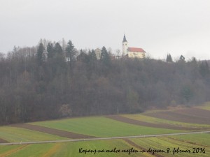 Kopanj na malce meglen in deževen 8. februar 2016