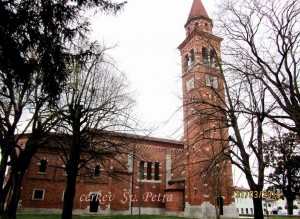 Cerkev sv. Petra v Šempetru pri Novi Gorici, zgrajena leta 1929