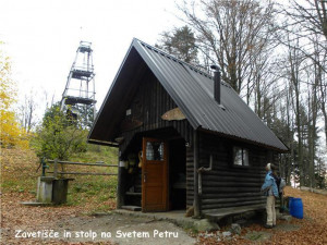 Zavetišče in stolp na Svetem Petru